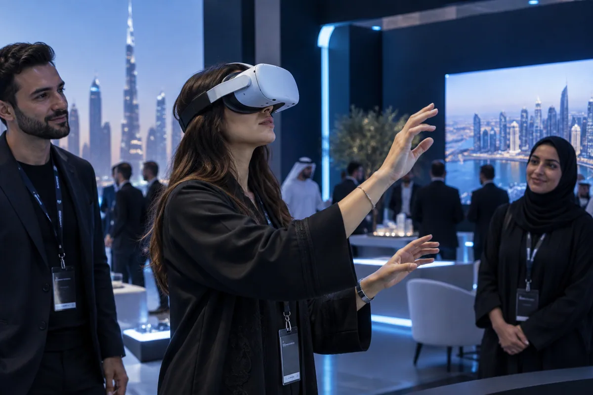 AR & VR experience concept