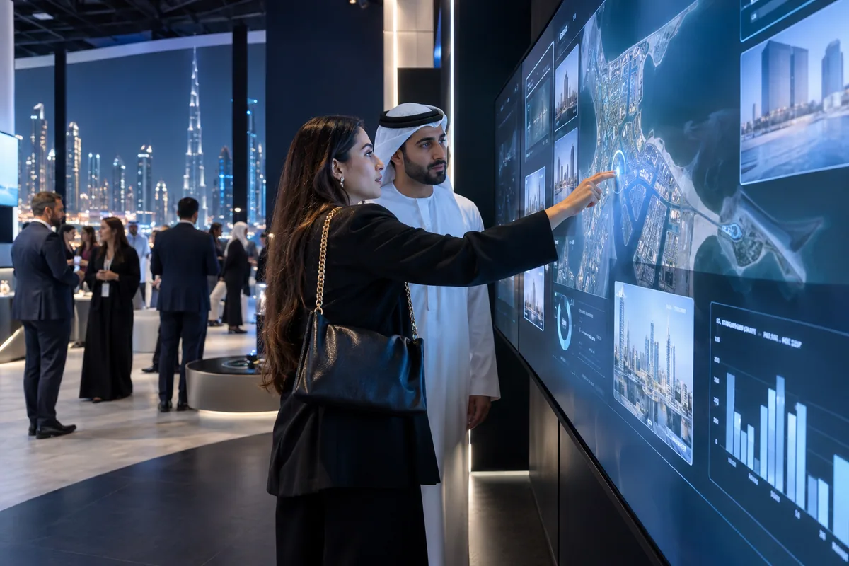 Guest using an interactive display