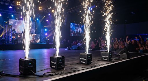Fire-Safe Indoor Cold Spark Fountains (Sparkular)