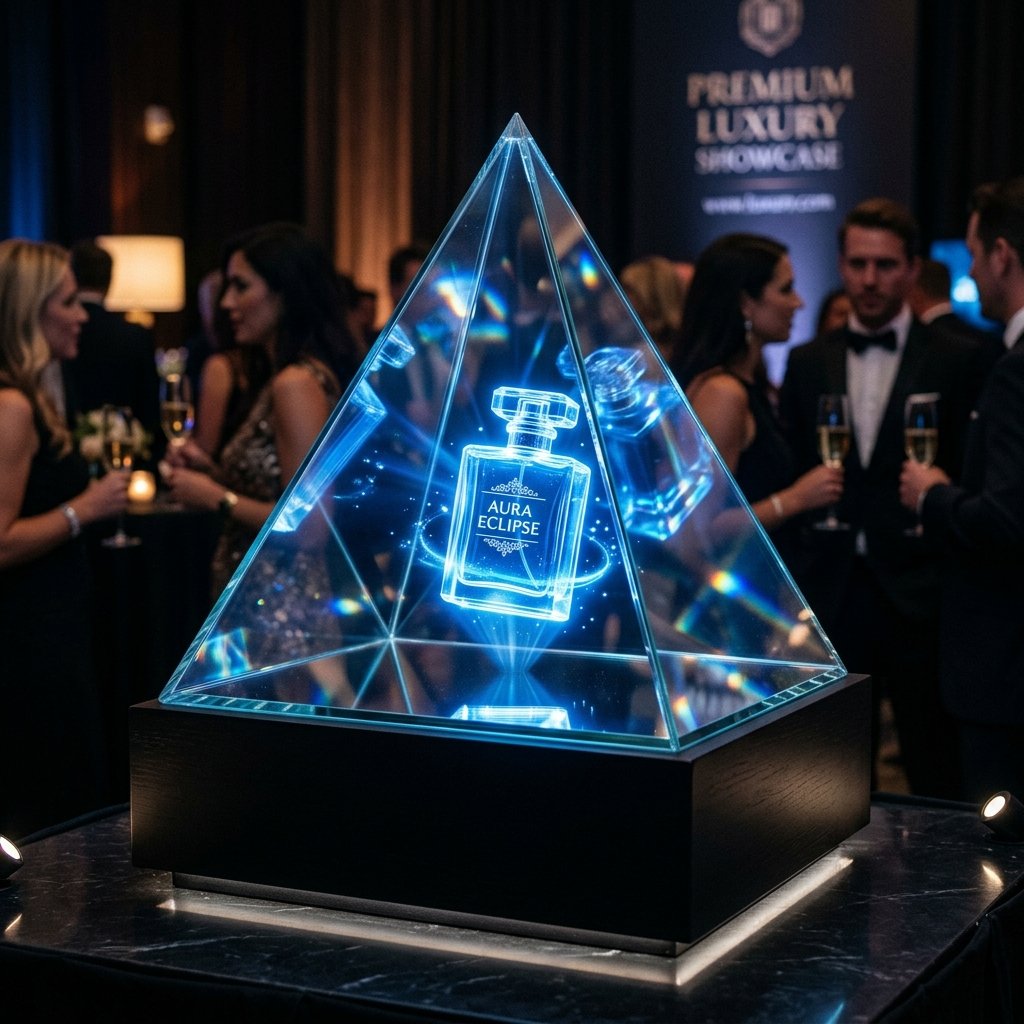 Pyramid Hologram — illustrative experience example