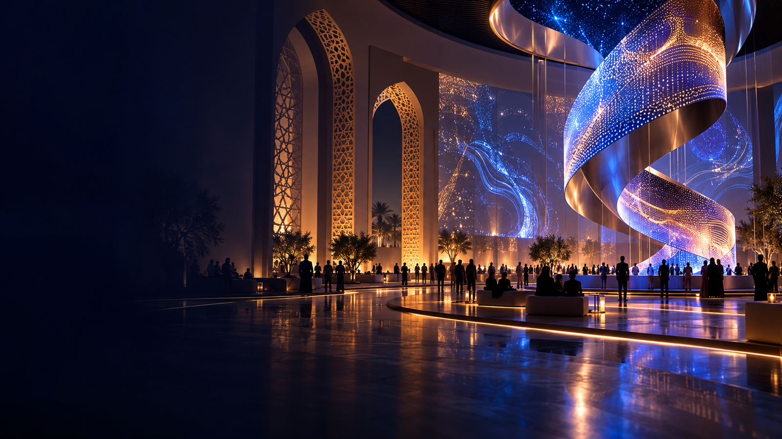 Interactive exhibition engagement — illustrative event technology and interactive experiences example