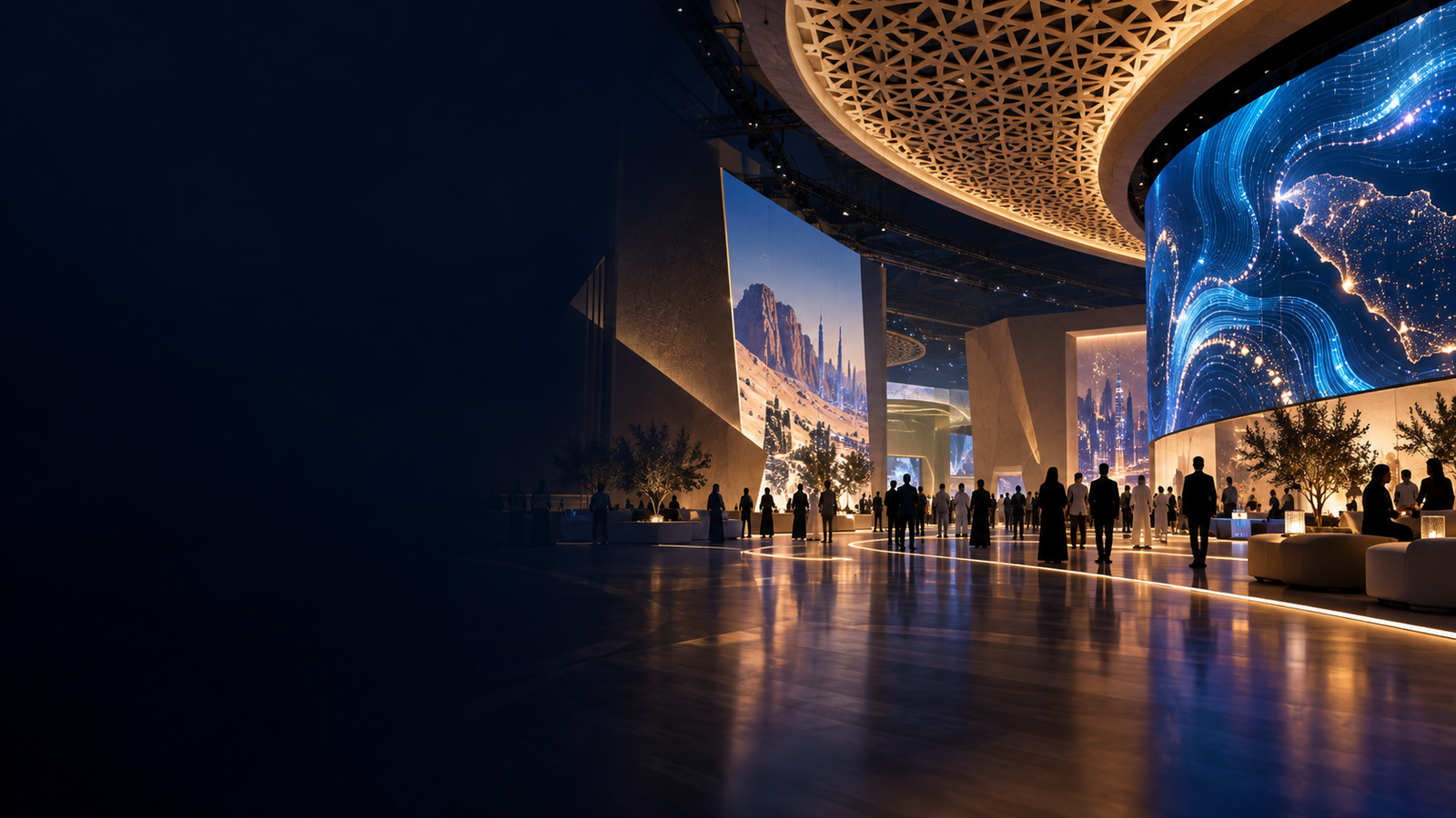 Interactive exhibition engagement — illustrative event technology and interactive experiences example