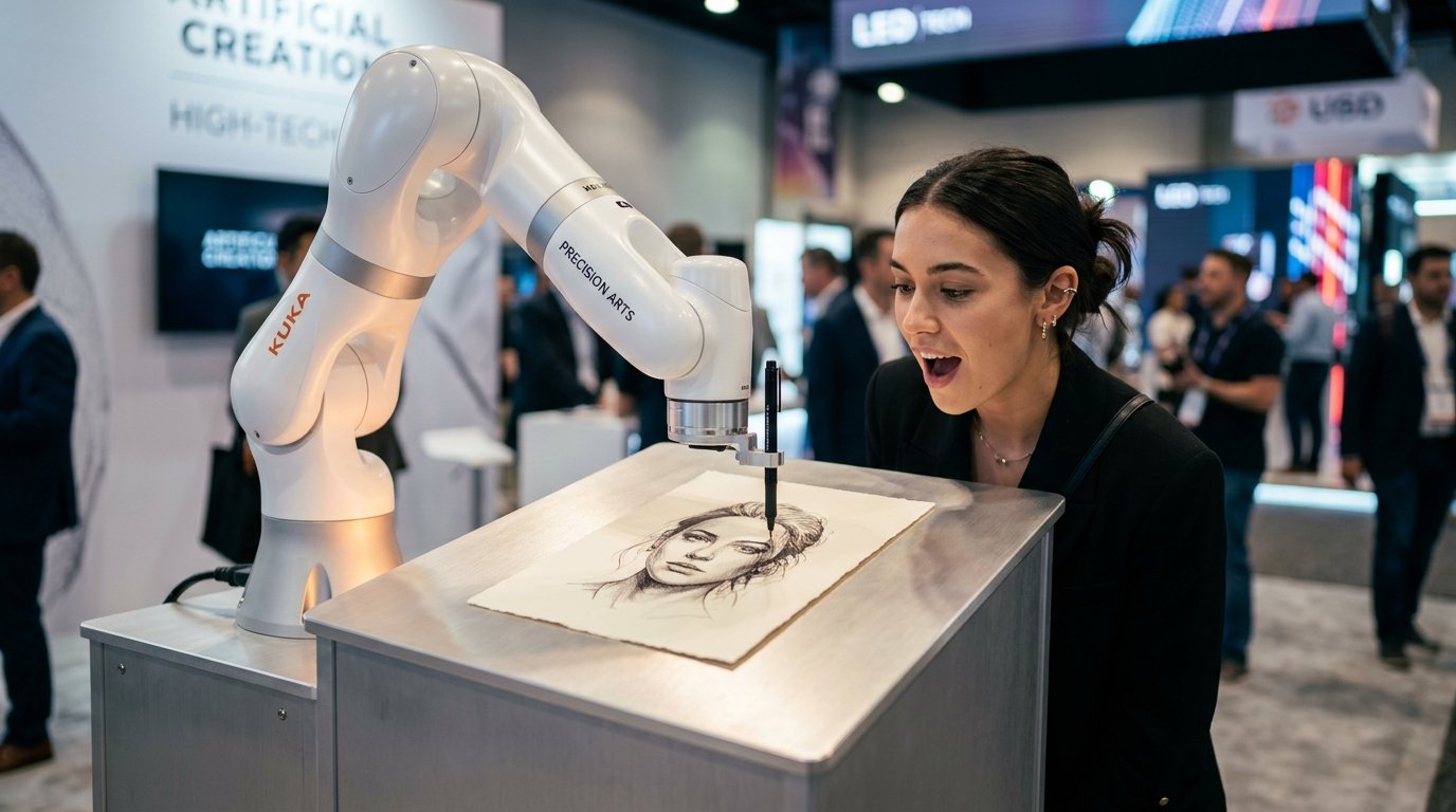 Robot Sketch Artist — illustrative experience example