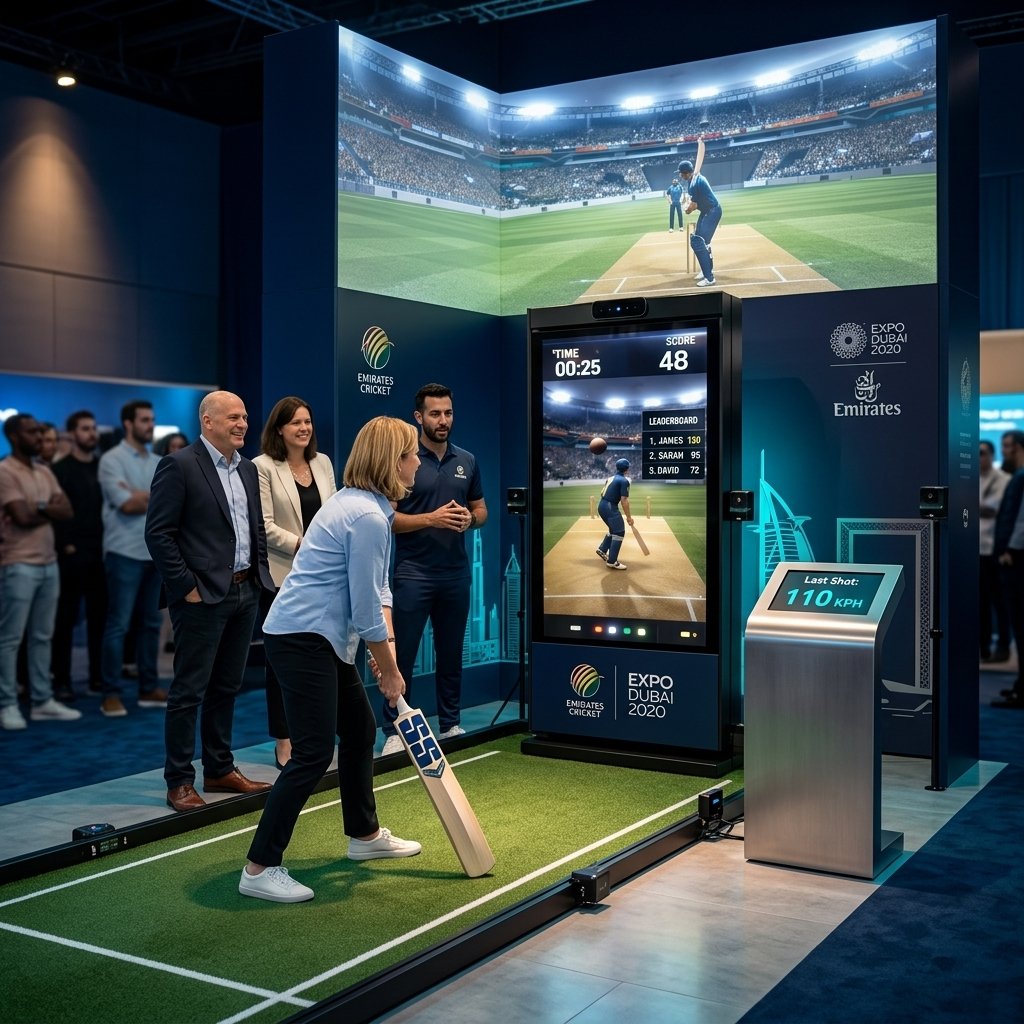 Interactive Cricket Simulator & Batting Pitch