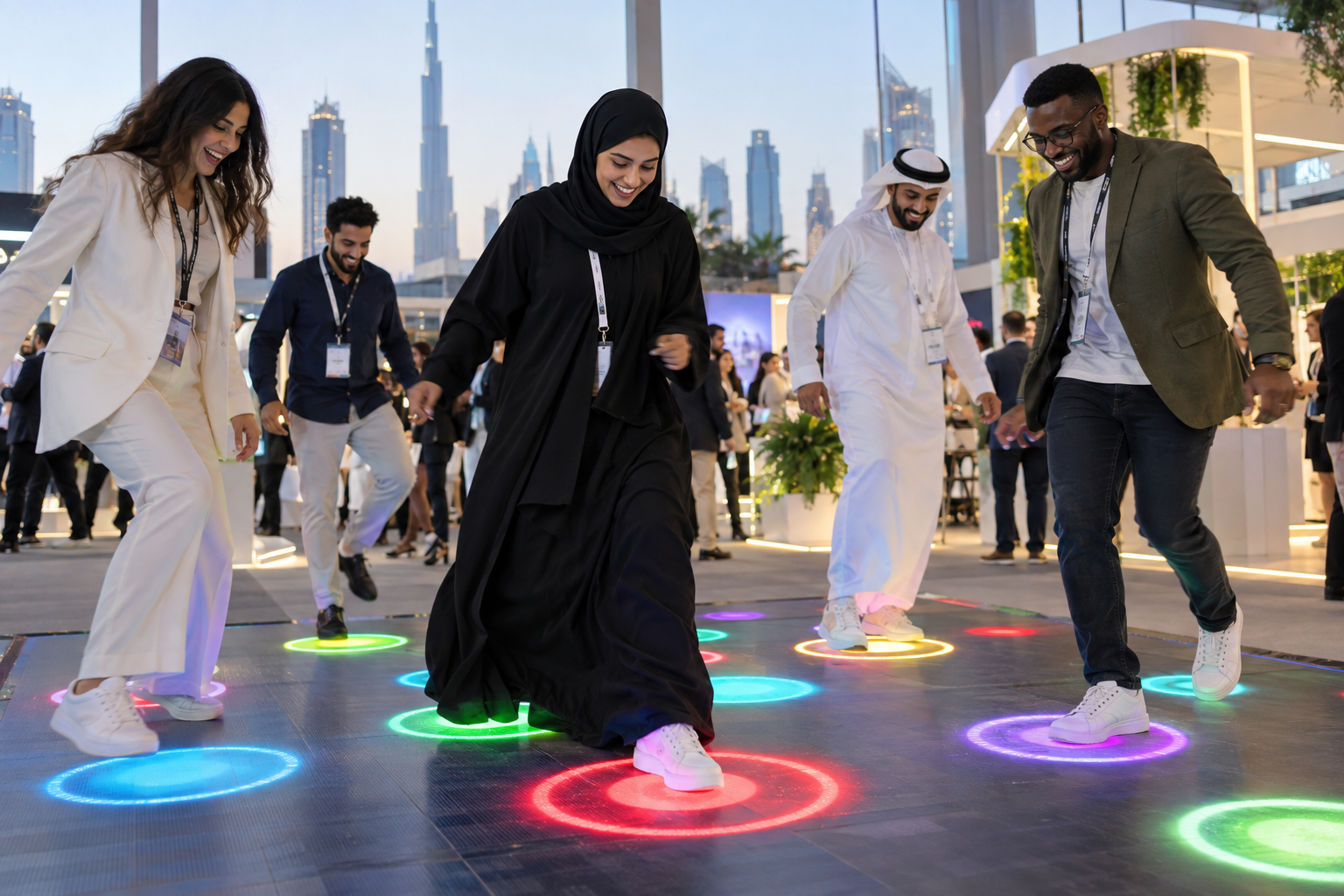 Interactive Floor Games — illustrative experience example