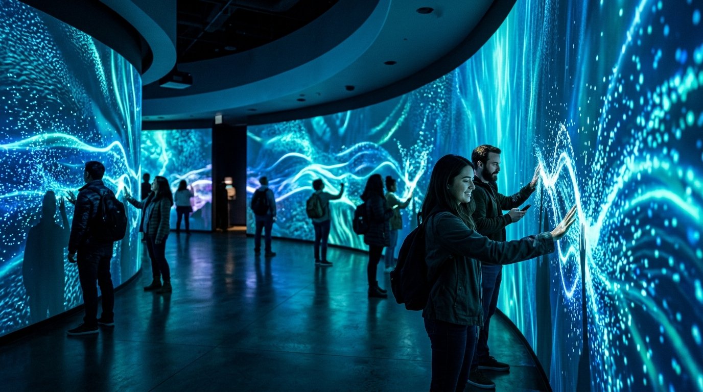 LiDAR Touchless Gesture Motion Walls
