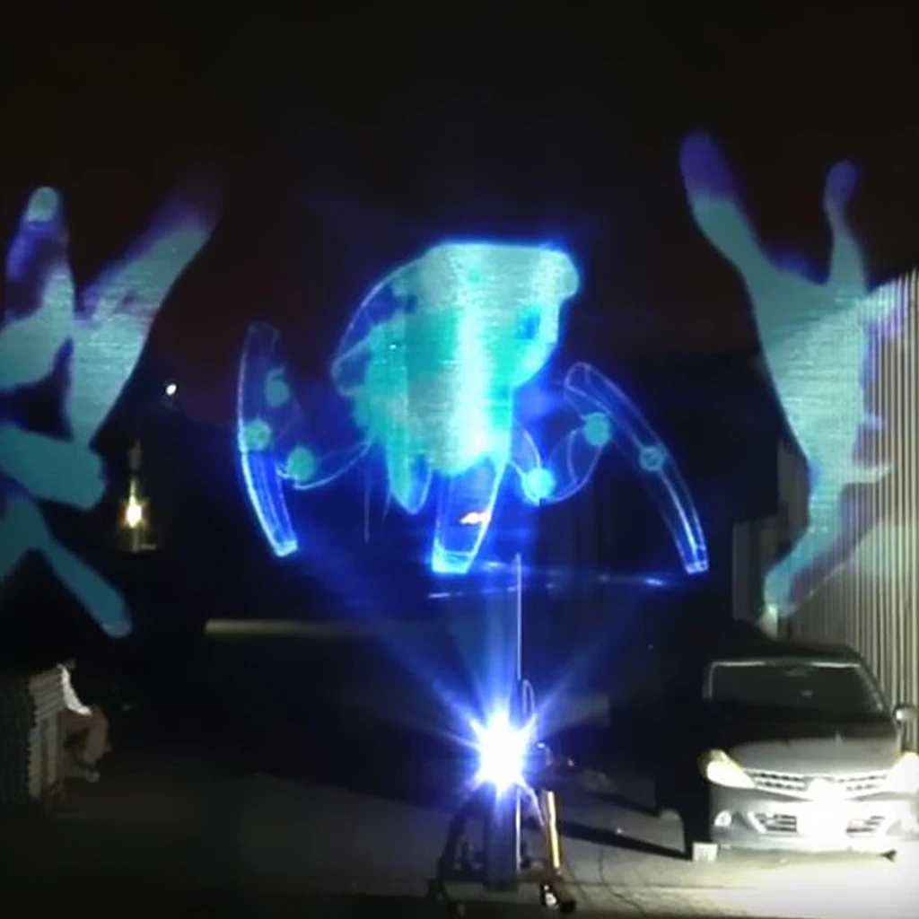 Weatherproof Outdoor Hologram Rigs