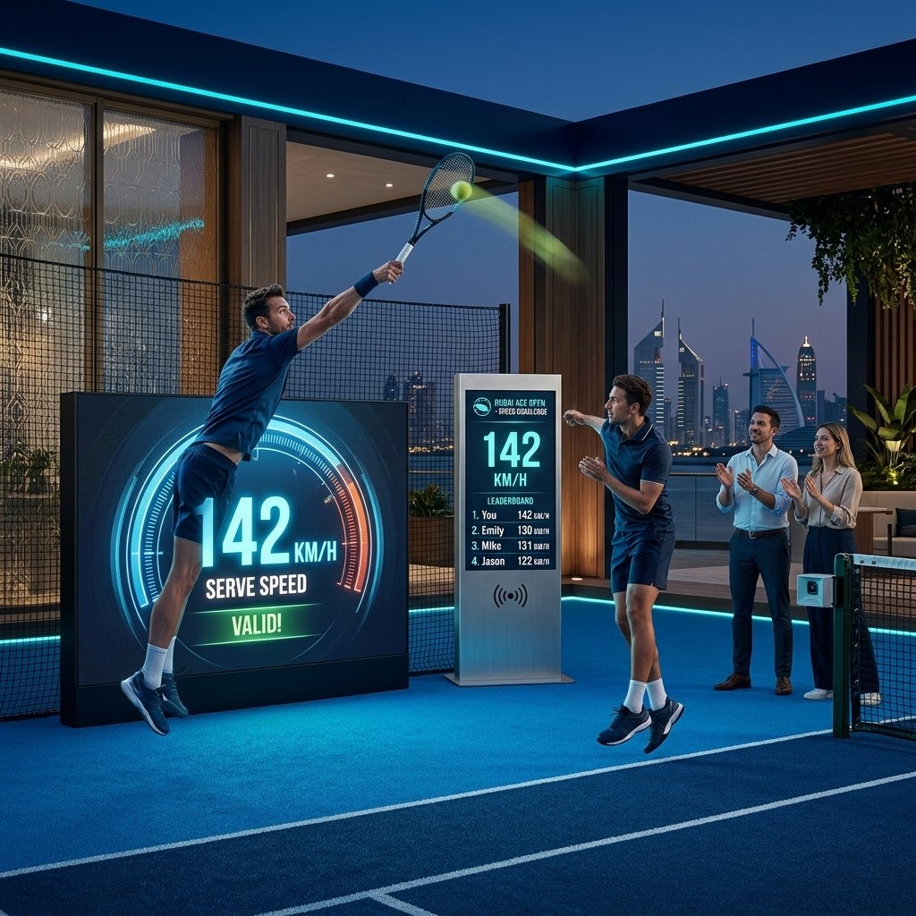Tennis Serve Speed & Target Challenge