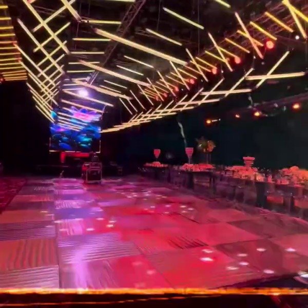 Rotating Tubes Kinetic Lighting
