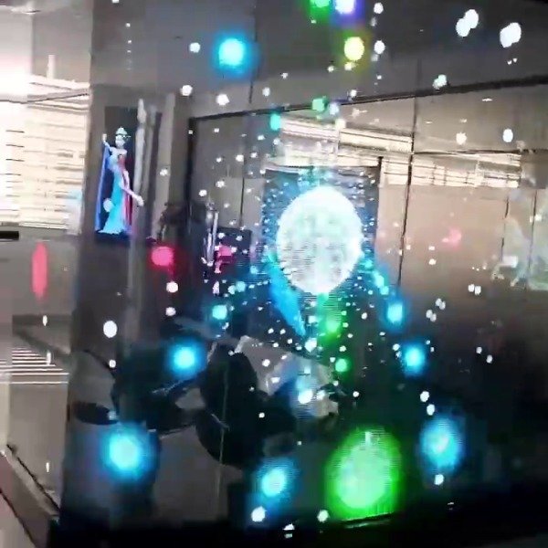 Transparent LED — illustrative experience example