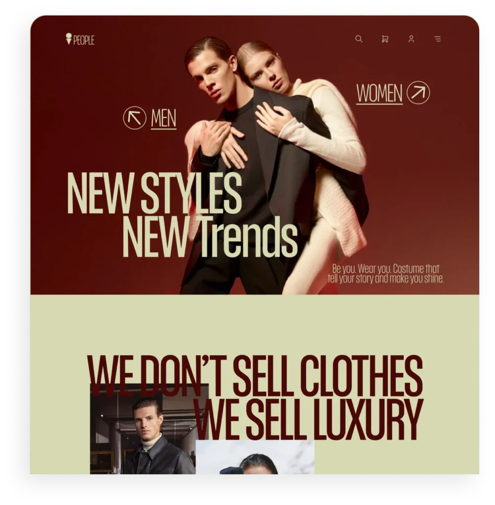 PEOPLE — E-Commerce Website