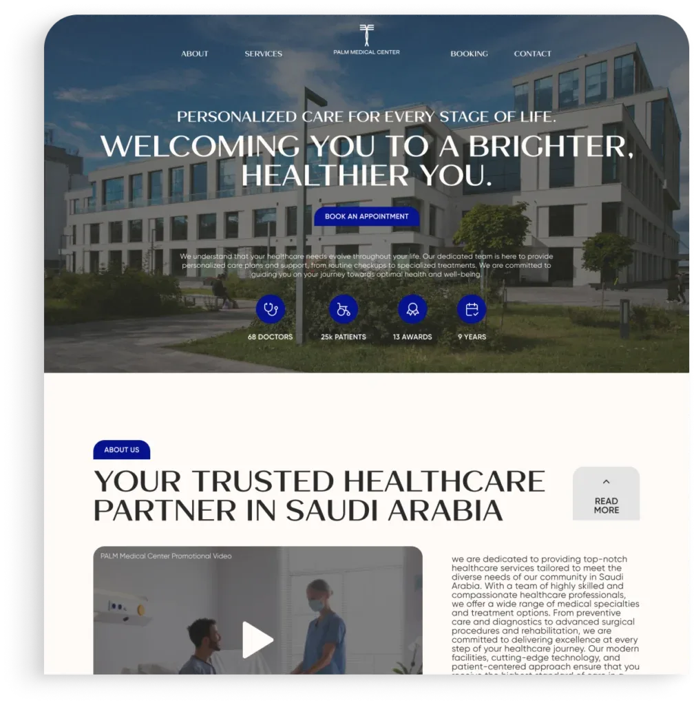 PALM MEDICAL CENTER — Medical Center Landing Page
